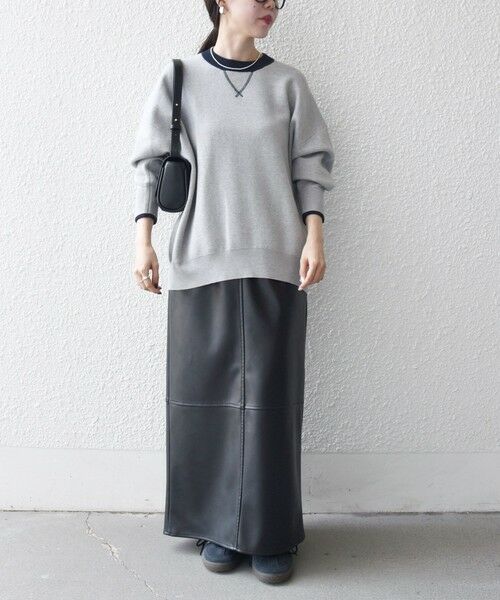 SHIPS / シップス ニット・セーター | SHIPS any:〈手洗い可能〉ダブルフェイス Vガゼット ニット プルオーバー | 詳細25