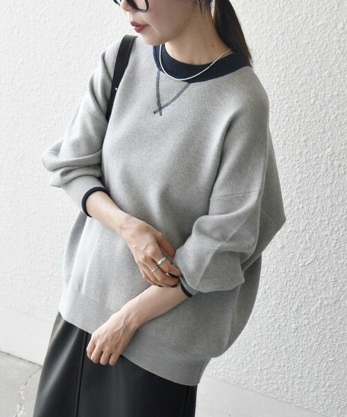 SHIPS / シップス ニット・セーター | SHIPS any:〈手洗い可能〉ダブルフェイス Vガゼット ニット プルオーバー | 詳細28