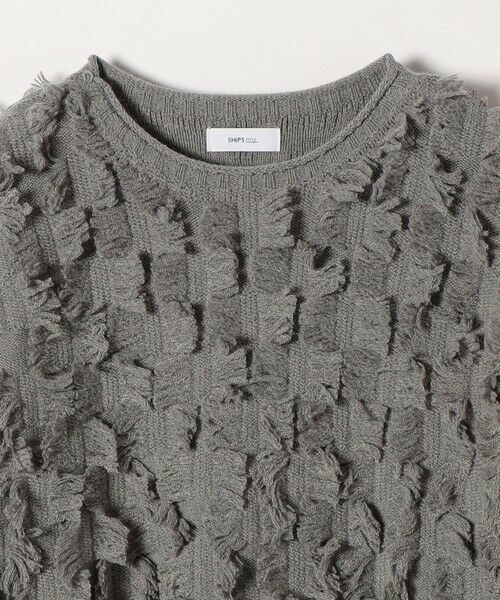 SHIPS / シップス ニット・セーター | SHIPS any:〈手洗い可能〉フリンジ デザイン ニット プルオーバー | 詳細20