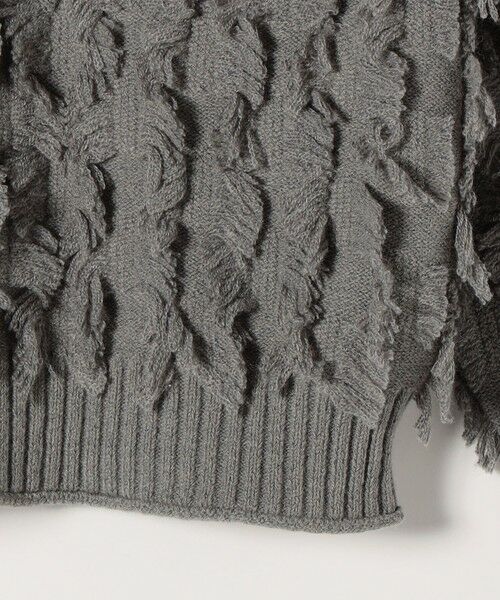 SHIPS / シップス ニット・セーター | SHIPS any:〈手洗い可能〉フリンジ デザイン ニット プルオーバー | 詳細21