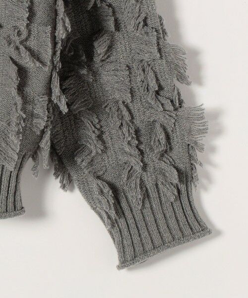 SHIPS / シップス ニット・セーター | SHIPS any:〈手洗い可能〉フリンジ デザイン ニット プルオーバー | 詳細22