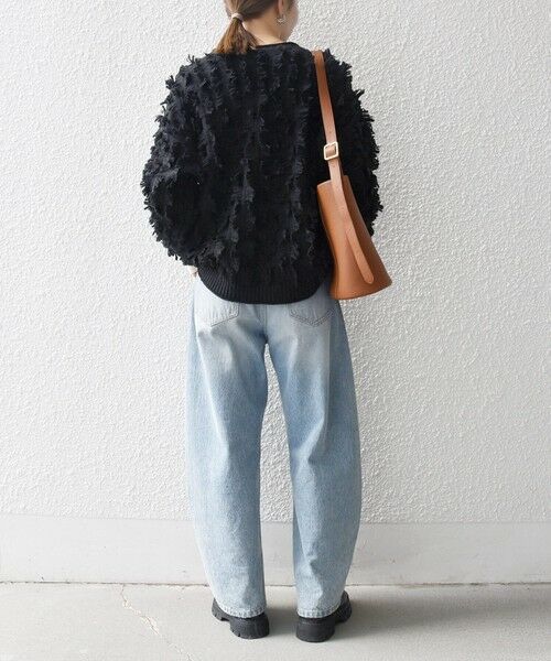 SHIPS / シップス ニット・セーター | SHIPS any:〈手洗い可能〉フリンジ デザイン ニット プルオーバー | 詳細27