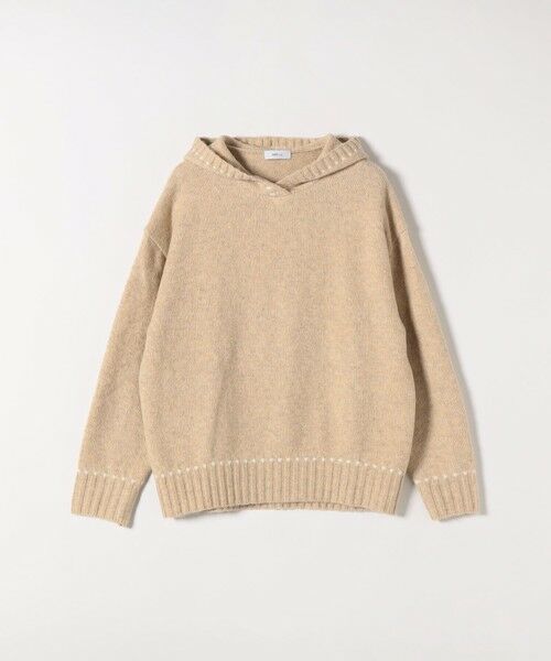 SHIPS / シップス ニット・セーター | SHIPS any:〈手洗い可能〉ステッチ デザイン フーディー ルーズ ニット | 詳細22