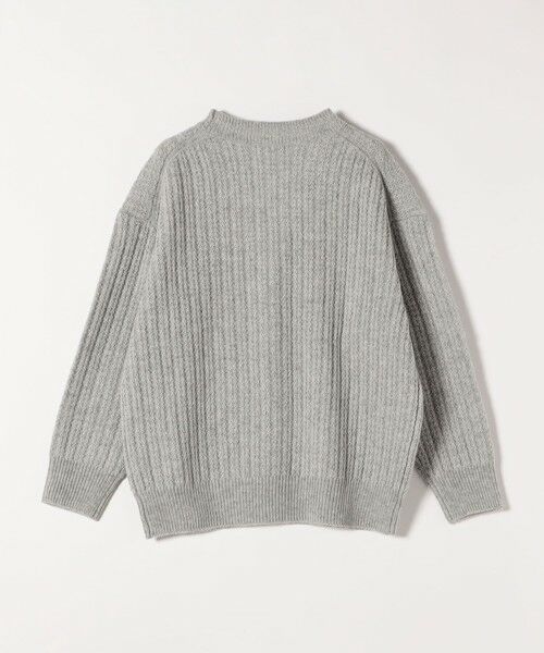SHIPS / シップス カーディガン・ボレロ | SHIPS any: リブ タック編み Vネック ルーズ ニット カーディガン | 詳細23