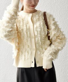 SHIPS / シップス カーディガン・ボレロ | SHIPS any:〈手洗い可能〉フリンジ デザイン ドルマン ニット カーディガン