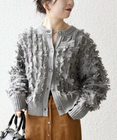 SHIPS / シップス カーディガン・ボレロ | SHIPS any:〈手洗い可能〉フリンジ デザイン ドルマン ニット カーディガン