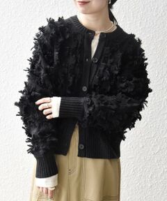 SHIPS / シップス カーディガン・ボレロ | SHIPS any:〈手洗い可能〉フリンジ デザイン ドルマン ニット カーディガン