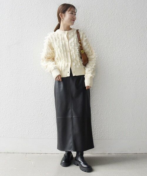 SHIPS / シップス カーディガン・ボレロ | SHIPS any:〈手洗い可能〉フリンジ デザイン ドルマン ニット カーディガン | 詳細1