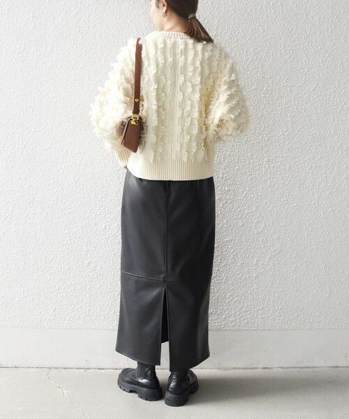 SHIPS / シップス カーディガン・ボレロ | SHIPS any:〈手洗い可能〉フリンジ デザイン ドルマン ニット カーディガン | 詳細2