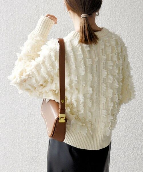 SHIPS / シップス カーディガン・ボレロ | SHIPS any:〈手洗い可能〉フリンジ デザイン ドルマン ニット カーディガン | 詳細5