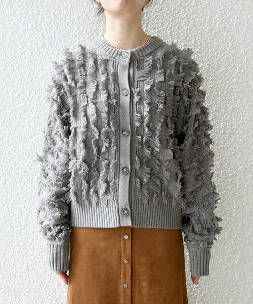 SHIPS / シップス カーディガン・ボレロ | SHIPS any:〈手洗い可能〉フリンジ デザイン ドルマン ニット カーディガン | 詳細22