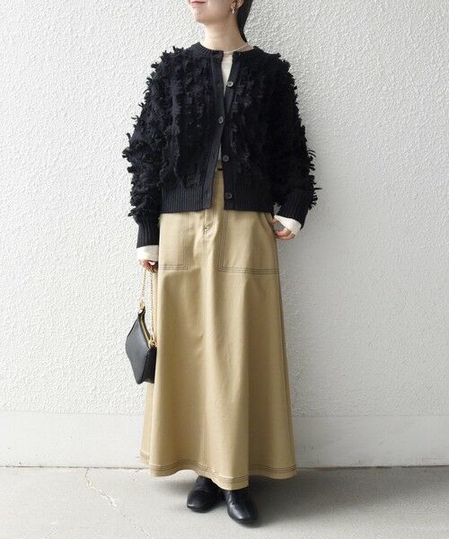 SHIPS / シップス カーディガン・ボレロ | SHIPS any:〈手洗い可能〉フリンジ デザイン ドルマン ニット カーディガン | 詳細26