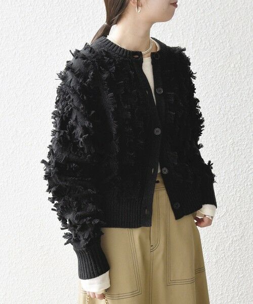 SHIPS / シップス カーディガン・ボレロ | SHIPS any:〈手洗い可能〉フリンジ デザイン ドルマン ニット カーディガン | 詳細29