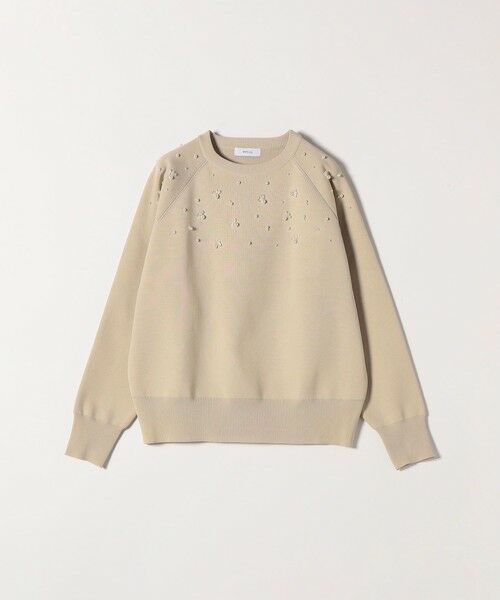 SHIPS / シップス ニット・セーター | SHIPS any:〈手洗い可能〉パールモチーフ ビジュー クルーネック ニット | 詳細7