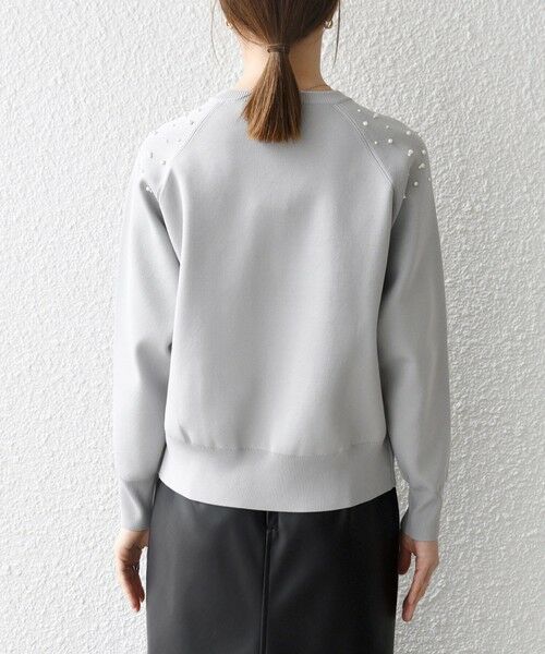 SHIPS / シップス ニット・セーター | SHIPS any:〈手洗い可能〉パールモチーフ ビジュー クルーネック ニット | 詳細23