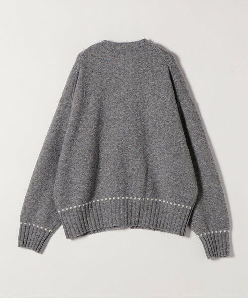 SHIPS / シップス カーディガン・ボレロ | 《一部追加予約》SHIPS any:〈手洗い可能〉ステッチ デザイン ルーズ ニット カーディガン | 詳細12