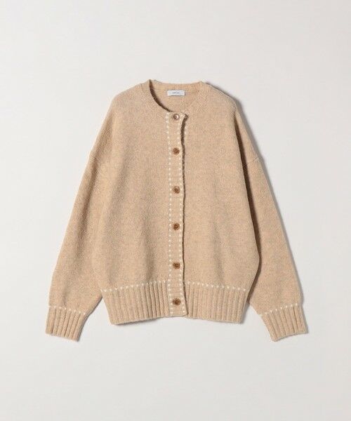 SHIPS / シップス カーディガン・ボレロ | 《一部追加予約》SHIPS any:〈手洗い可能〉ステッチ デザイン ルーズ ニット カーディガン | 詳細23