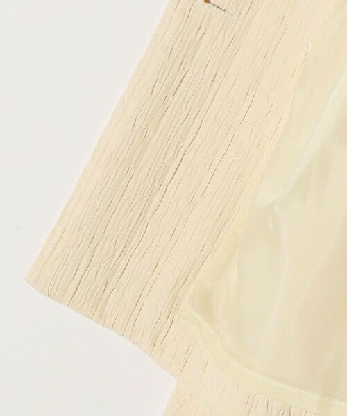 SHIPS / シップス ノーカラージャケット | SHIPS any:〈手洗い可能〉ジャカード ノーカラー ペプラム ジャケット［NAVY BLUE］ | 詳細12