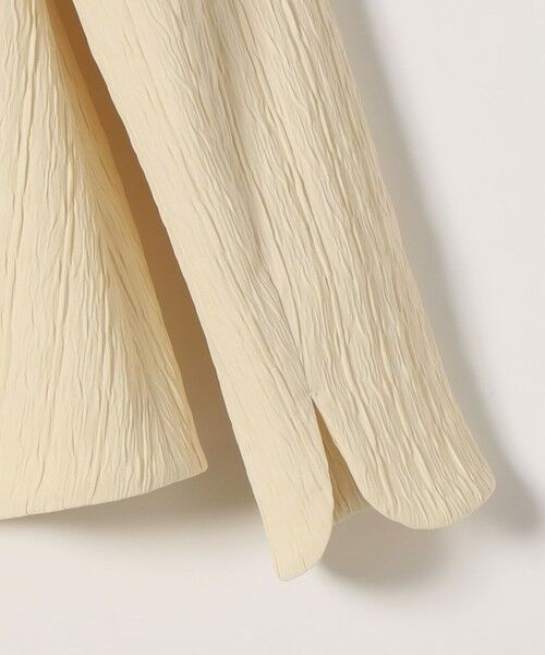 SHIPS / シップス ノーカラージャケット | SHIPS any:〈手洗い可能〉ジャカード ノーカラー ペプラム ジャケット［NAVY BLUE］ | 詳細14