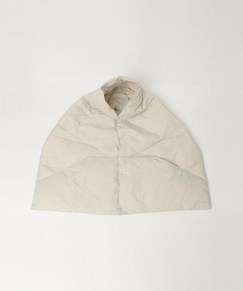 SHIPS / シップス マフラー・ショール・スヌード・ストール | NANGA:〈手洗い可能〉ダウン ポンチョ マフラー（オフホワイト）