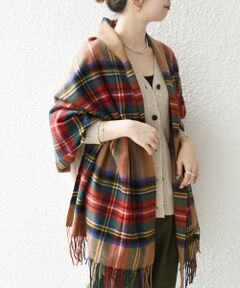 SHIPS / シップス マフラー・ショール・スヌード・ストール | TWEED MILL: チェック ウール ストール 25AW
