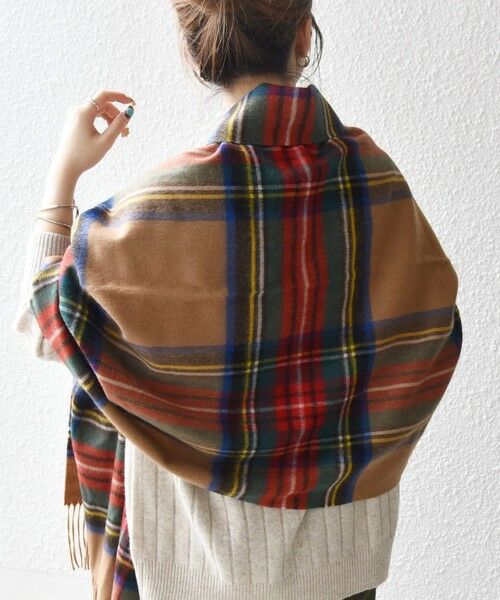 SHIPS / シップス マフラー・ショール・スヌード・ストール | TWEED MILL: チェック ウール ストール 25AW | 詳細9