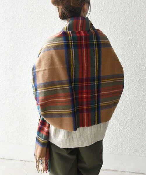 SHIPS / シップス マフラー・ショール・スヌード・ストール | TWEED MILL: チェック ウール ストール 25AW | 詳細10