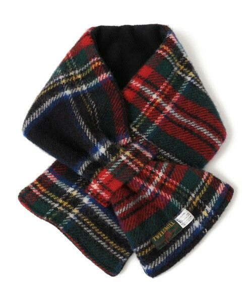 SHIPS / シップス マフラー・ショール・スヌード・ストール | TWEED MILL: チェック フリース ループ マフラー | 詳細3