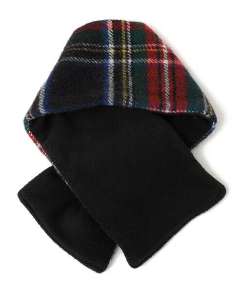SHIPS / シップス マフラー・ショール・スヌード・ストール | TWEED MILL: チェック フリース ループ マフラー | 詳細4