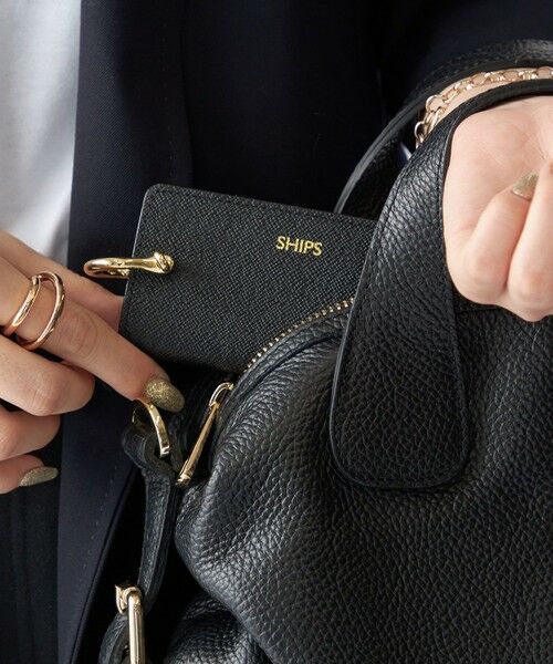 SHIPS / シップス 財布・コインケース・マネークリップ | 【WEB限定】SHIPS:【SAFFIANO LEATHER】シャックル 2トーン キーケース | 詳細1