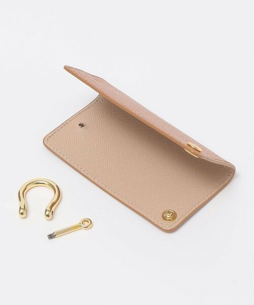 SHIPS / シップス 財布・コインケース・マネークリップ | 【WEB限定】SHIPS:【SAFFIANO LEATHER】シャックル 2トーン キーケース | 詳細4