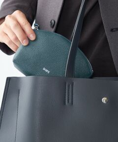 SHIPS / シップス 財布・コインケース・マネークリップ | 【WEB限定】SHIPS:【SAFFIANO LEATHER】ラウンド ジップ ポーチ