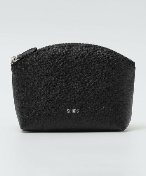 SHIPS / シップス 財布・コインケース・マネークリップ | 【WEB限定】SHIPS:【SAFFIANO LEATHER】ラウンド ジップ ポーチ | 詳細4