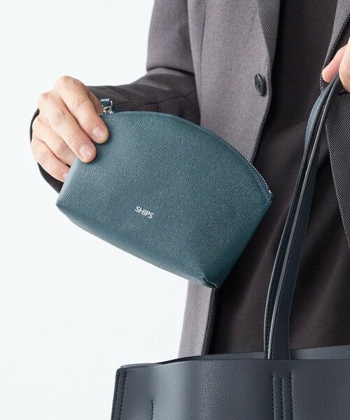 SHIPS / シップス 財布・コインケース・マネークリップ | 【WEB限定】SHIPS:【SAFFIANO LEATHER】ラウンド ジップ ポーチ | 詳細11