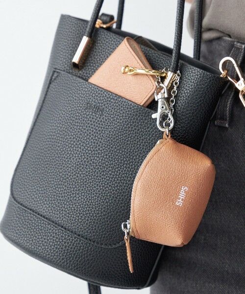 SHIPS / シップス 財布・コインケース・マネークリップ | 【WEB限定】SHIPS:【SAFFIANO LEATHER】ミニ ポーチ バッグ チャーム | 詳細6