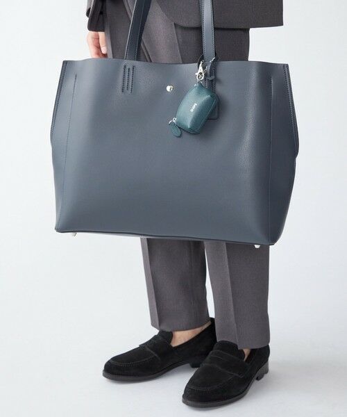 SHIPS / シップス 財布・コインケース・マネークリップ | 【WEB限定】SHIPS:【SAFFIANO LEATHER】ミニ ポーチ バッグ チャーム | 詳細9