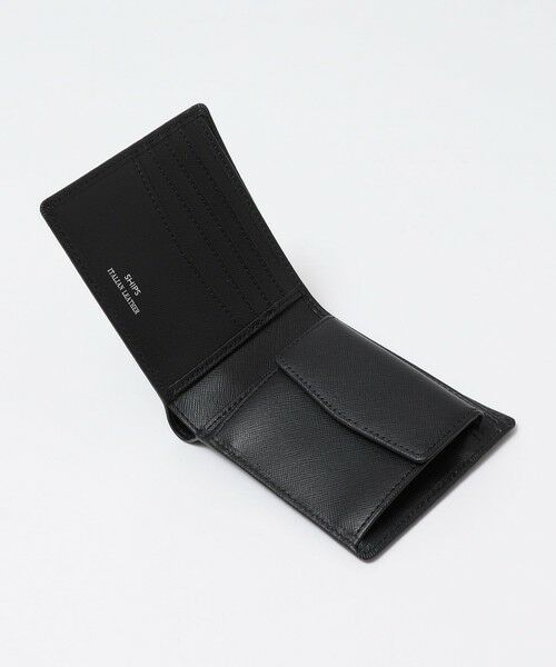 SHIPS / シップス 財布・コインケース・マネークリップ | SHIPS:【SAFFIANO LEATHER】 イタリアンレザー 2つ折 財布 | 詳細3