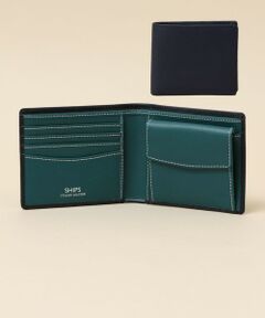 SHIPS / シップス 財布・コインケース・マネークリップ | 【WEB限定】SHIPS:【SAFFIANO LEATHER】2トーン 2つ折 ウォレット（財布）