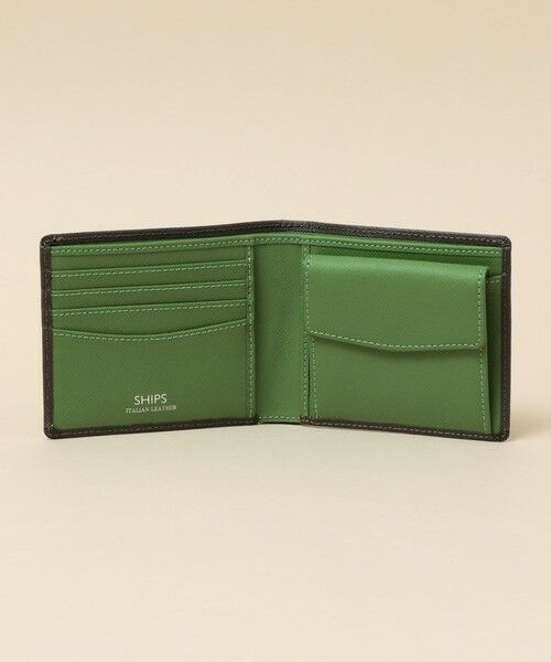 SHIPS / シップス 財布・コインケース・マネークリップ | 【WEB限定】SHIPS:【SAFFIANO LEATHER】2トーン 2つ折 ウォレット（財布） | 詳細2