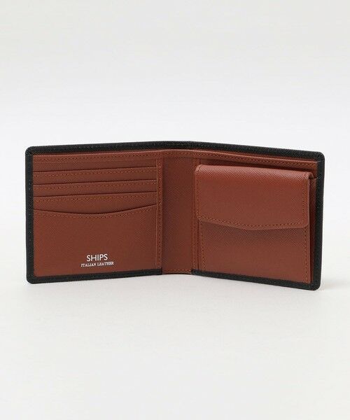 SHIPS / シップス 財布・コインケース・マネークリップ | 【WEB限定】SHIPS:【SAFFIANO LEATHER】2トーン 2つ折 ウォレット（財布） | 詳細8