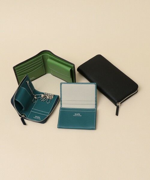 SHIPS / シップス 財布・コインケース・マネークリップ | 【WEB限定】SHIPS:【SAFFIANO LEATHER】2トーン 2つ折 ウォレット（財布） | 詳細20