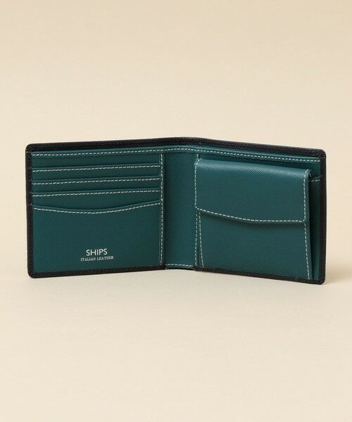 SHIPS / シップス 財布・コインケース・マネークリップ | 【WEB限定】SHIPS:【SAFFIANO LEATHER】2トーン 2つ折 ウォレット（財布） | 詳細24
