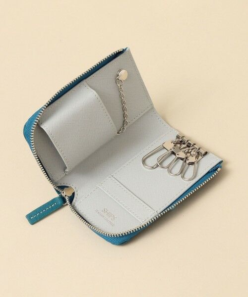 SHIPS / シップス 財布・コインケース・マネークリップ | 【WEB限定】SHIPS: 【SAFFIANO LEATHER】 2トーン キーケース | 詳細8