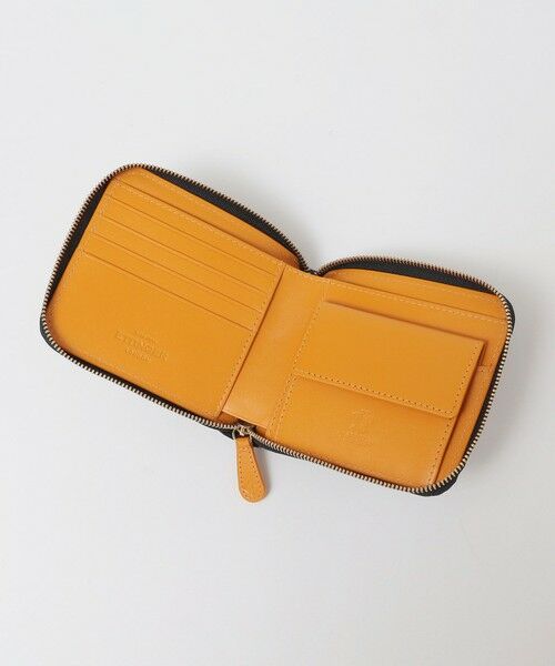 SHIPS / シップス 財布・コインケース・マネークリップ | ETTINGER: BRIDLE ZIPPED WALLET ブライドルレザー ジップ ウォレット 二つ折り財布 | 詳細3