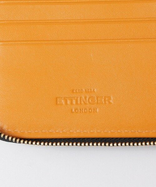 SHIPS / シップス 財布・コインケース・マネークリップ | ETTINGER: BRIDLE ZIPPED WALLET ブライドルレザー ジップ ウォレット 二つ折り財布 | 詳細6
