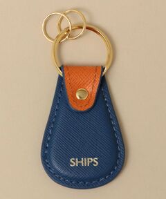 SHIPS / シップス 財布・コインケース・マネークリップ | 【WEB限定】SHIPS: 【SAFFIANO LEATHER】 2トーン キーホルダー
