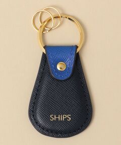 SHIPS / シップス 財布・コインケース・マネークリップ | 【WEB限定】SHIPS: 【SAFFIANO LEATHER】 2トーン キーホルダー
