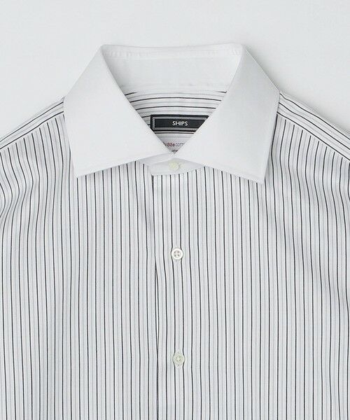 SHIPS / シップス シャツ・ブラウス | SHIPS: ワイドカラー マルチ ストライプ クレリック シャツ | 詳細5