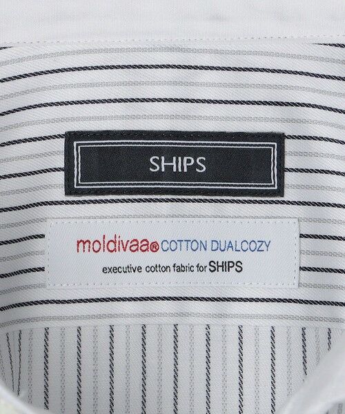 SHIPS / シップス シャツ・ブラウス | SHIPS: ワイドカラー マルチ ストライプ クレリック シャツ | 詳細8