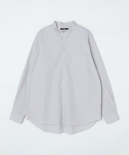 SHIPS / シップス シャツ・ブラウス | SHIPS: バンドカラー スーピマ コットン ポプリン ストライプ 長袖 シャツ | 詳細11